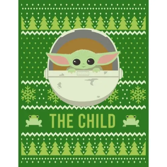 Men's Star Wars The Mandalorian The Child Ugly Christmas Frog Sweatshirt image {1}