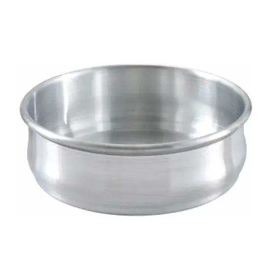 Winco Stackable Pizza-Dough Pan, Aluminum, 48 Ounce, 8" Dia image {2}