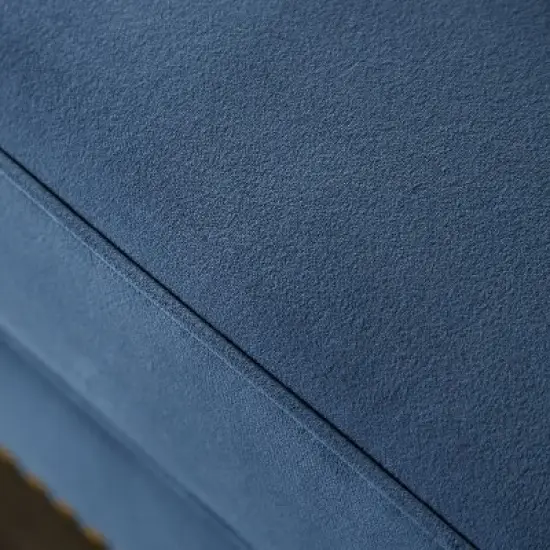 Fawne Camelback Sofa Blue - Furniture Of America image {4}
