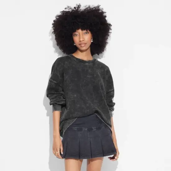Women's Oversized Pullover Sweatshirt - Wild Fable&trade; image {1}