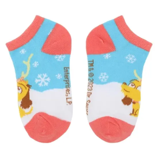 Youth Grinch Ankle Socks 6-Pack image {5}