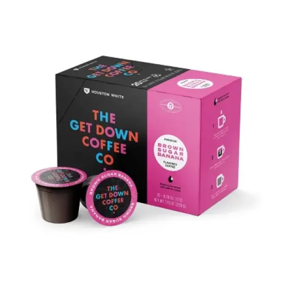 The Get Down Coffee Co. Premium Brown Sugar Banana Flavored Espresso Roast Coffee Pods - 20ct image {10}