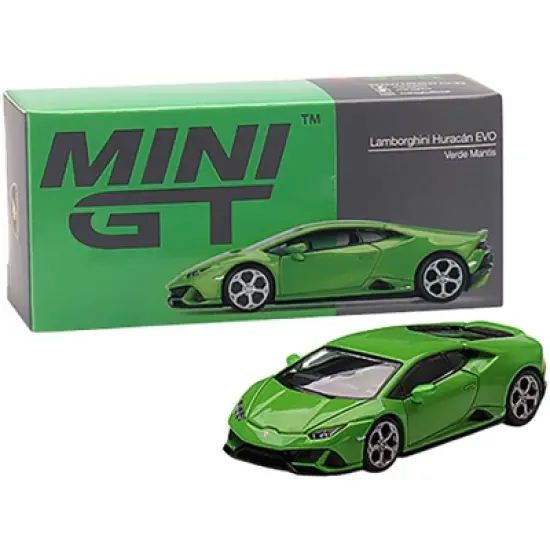 Lamborghini Huracan EVO Verde Mantis Green Metallic Limited Edition to 4200 pcs 1/64 Diecast Model Car by True Scale Miniatures image {3}