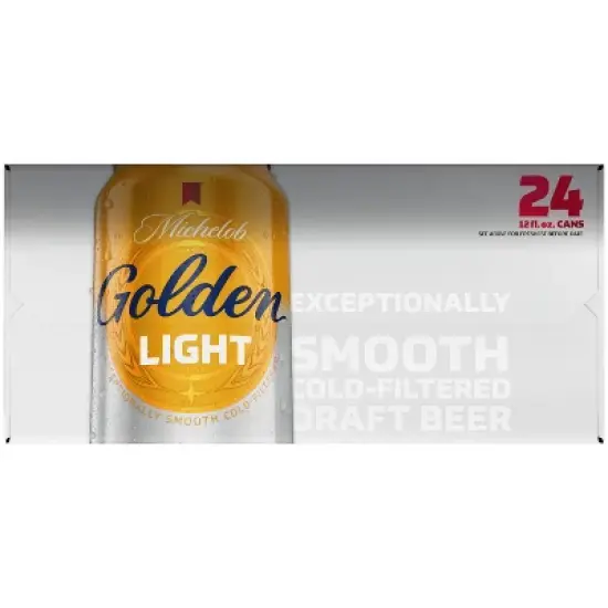 Michelob Golden Light Draft Beer - 24pk/12 fl oz Cans image {5}