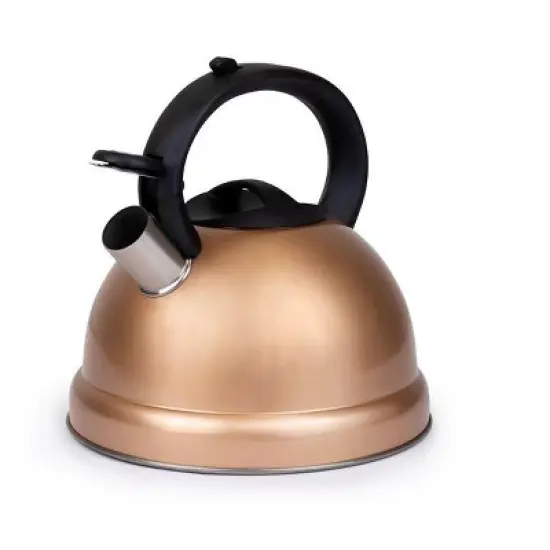 3 Qt Heavy Duty Stainless Steel Whistling Tea Kettle &ndash; Stay Cool Handle & Knob image {5}