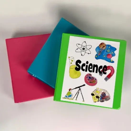 Samsill Plant-Based 1.5 Inch Durable Round Ring, Made in USA, View Binder, Eco-Friendly, USDA Certified Biobased, 4 Pack, Fashion Assortment image {2}