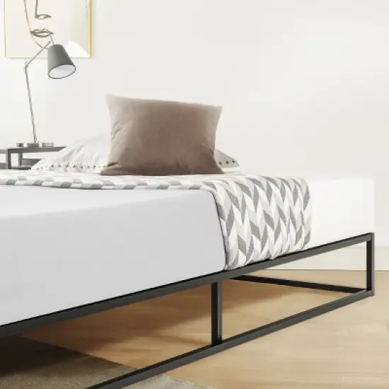 10" Modernista Metal Platform Bed Frame Black - Mellow image {4}