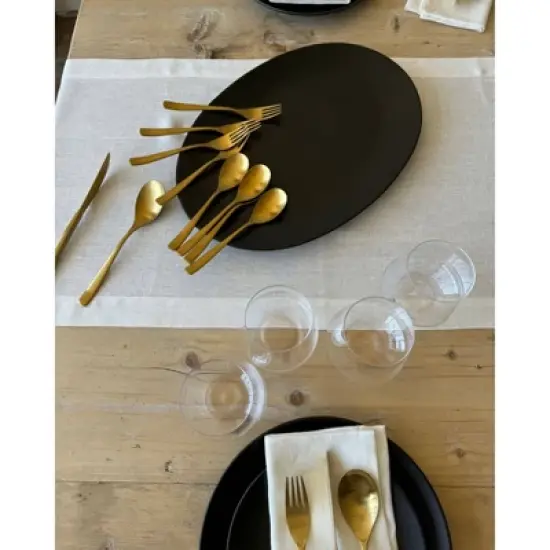 over&back Coupe Hand-Finished Stoneware Oval Serving Platter Semi-Matte image {9}