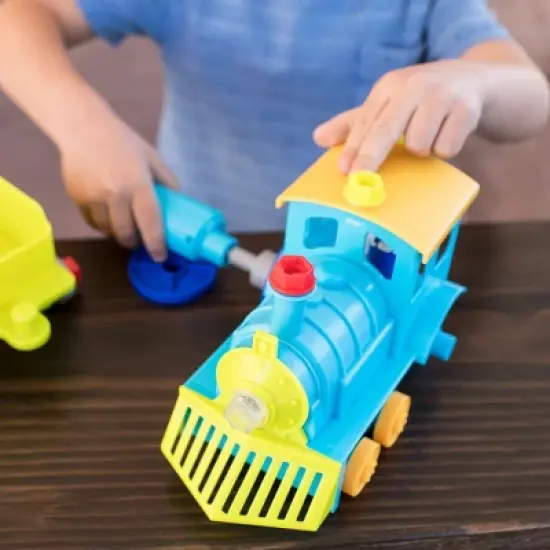 Educational Insights Design & Drill Train with Electric Drill Toy, 30 Pieces, STEM Toy, Ages 3+ image {3}