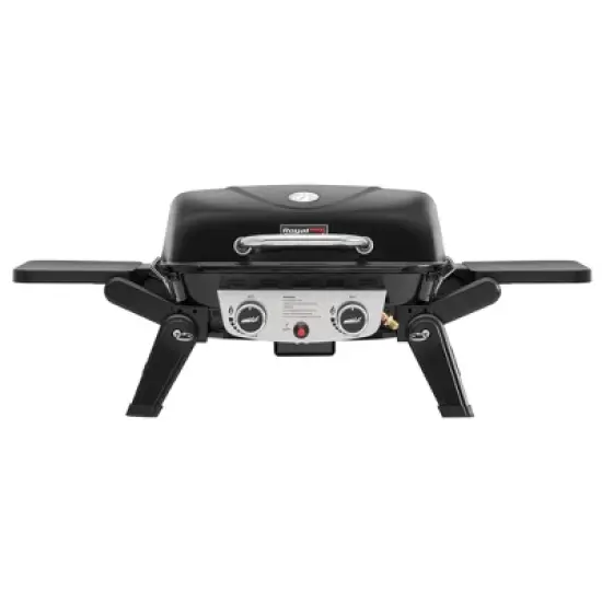 RoyalGourmet 2-Burner Portable Propane Gas Grill Tabletop Gas Grill GT2005TG Black image {2}