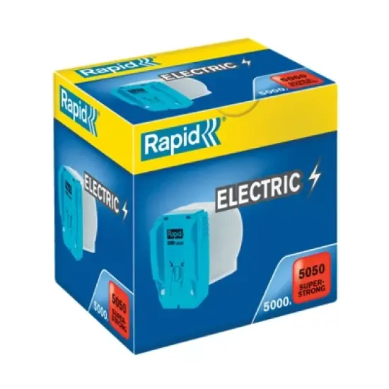 Rapid Staple Cartridge for 5050e, 5,000/Box: Steel Refill, Electric Fasteners, White, Office Supplies image {4}
