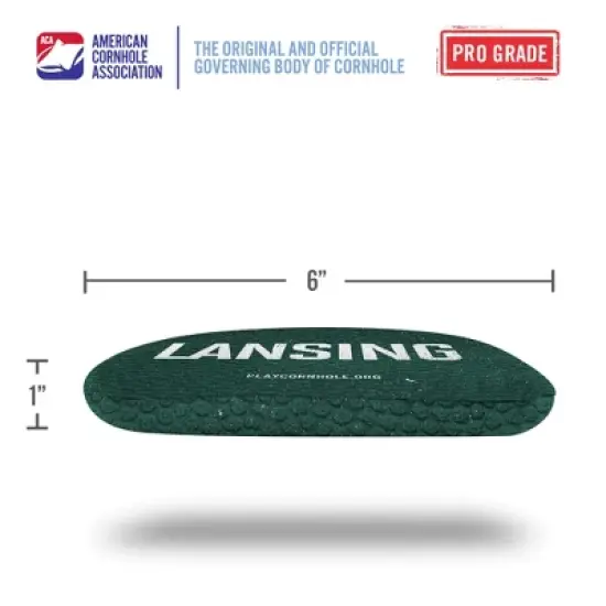 Gameday East Lansing Synergy Pro Green Cornhole Bags (Set of 4) image {3}