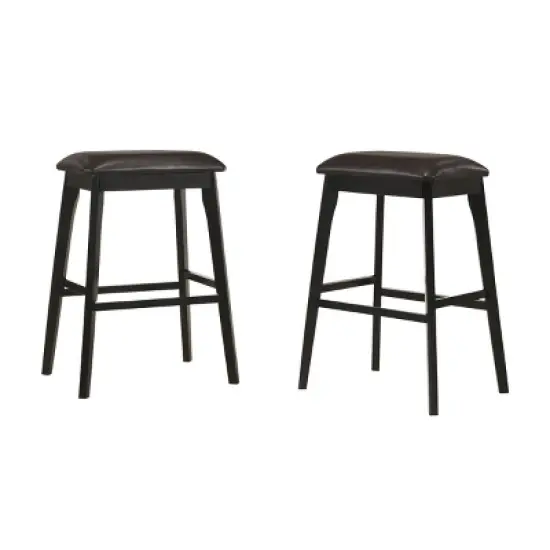 Set of 2 30" Mirabelle Upholstered Barstools - Carolina Chair & Table image {3}