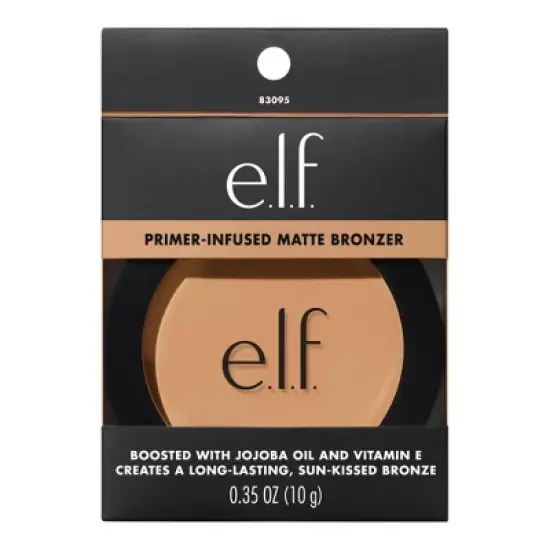 e.l.f. Primer-Infused Bronzer Forever Sunkissed - 0.35oz image {9}