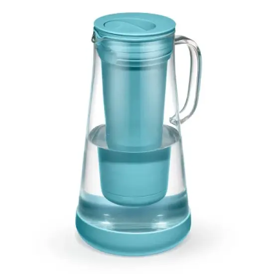 LifeStraw Home Water Filter Pitcher 7 Cup + Silicone Base Glass image {6}