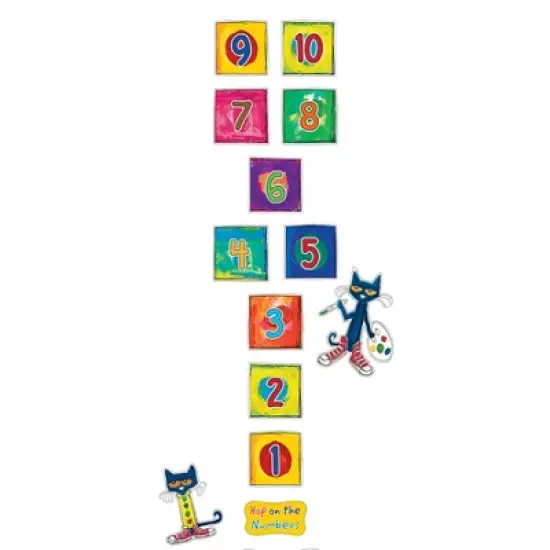Teacher Created Resources Pete the Cat Numbers and Colors Sensory Path image {1}