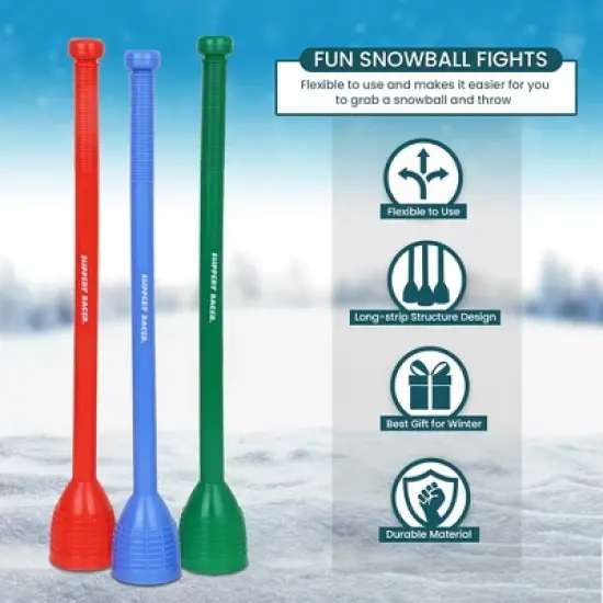 Slippery Racer Snowball Thrower Stick image {1}