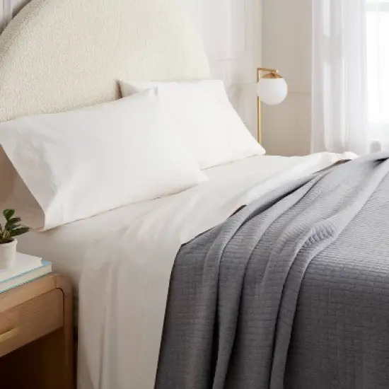 800 Thread Count 4pc Hotel Collection Sheet Set Single Baratta - Threshold&trade; image {1}