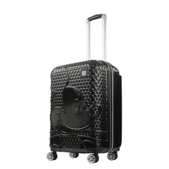 FUL Disney Textured Mickey Mouse 26in Hard Sided Rolling Luggage image {5}