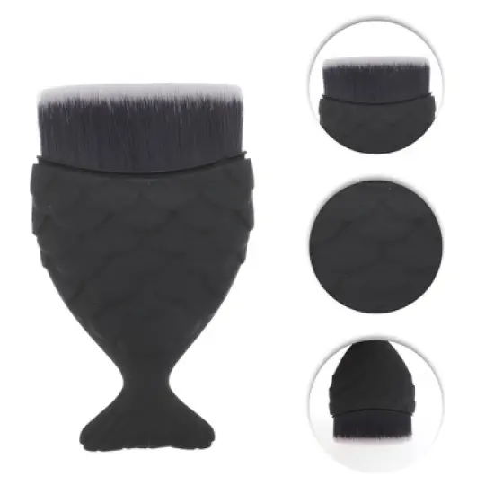 Unique Bargains Mermaids Shape Foundation Brush 1 Pc image {2}
