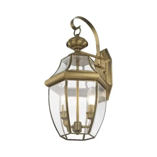 Livex Lighting Monterey 2 - Light Wall Light in  Antique Brass image {2}
