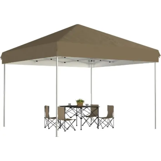 GustoWave 10x10 Ft Pop Up Canopy Tent Outdoor Canopy for Patio, Backyard image {9}