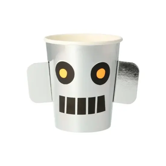 Meri Meri Robot Cups (Pack of 8) image {5}