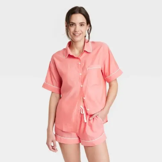 Women's Simply Cool Short Sleeve Notch Collar Top - Stars Above&trade; image {5}
