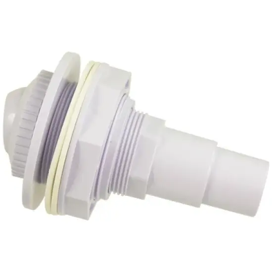 Pool Central Above Ground Swimming Pool Complete Return Inlet with Gasket and Adapter 6"- White image {2}