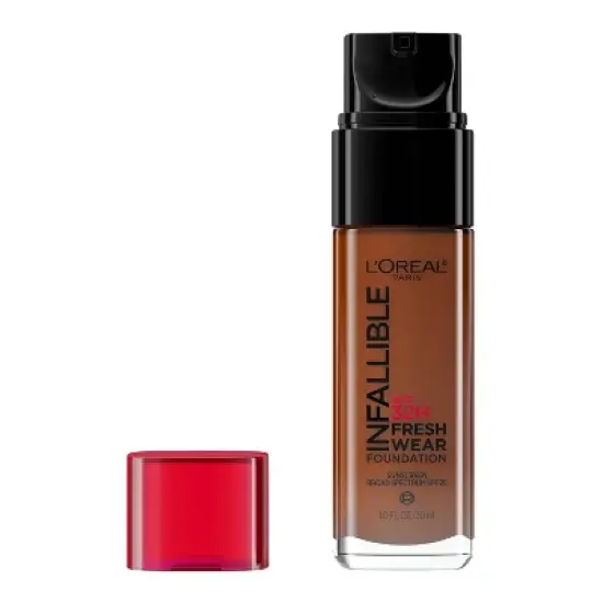 L'Oreal Paris Infallible 32HR Fresh Wear Foundation with SPF 25 - 1 fl oz image {7}