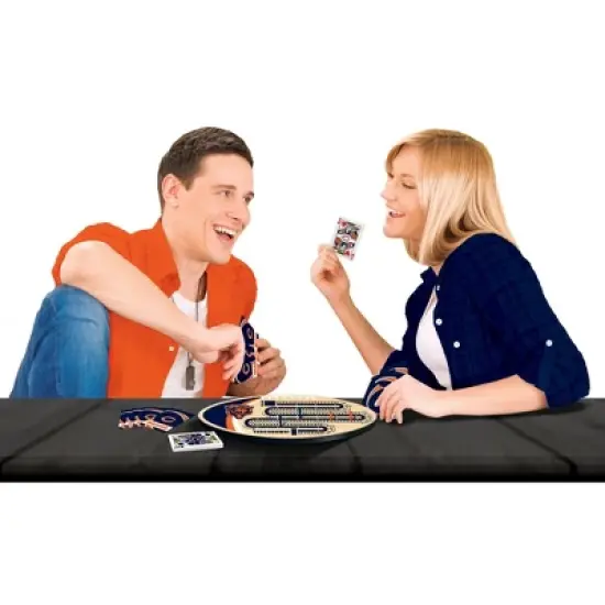 MasterPieces Officially Licensed  NFL Chicago Bears Wooden Cribbage Game for Adults image {4}