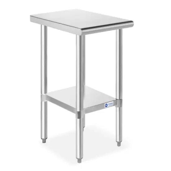 GRIDMANN Stainless Steel Tables with Undershelf, NSF Commercial Kitchen Work & Prep Tables for Restaurant and Home image {16}