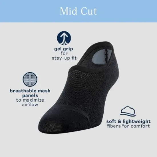 Peds Women's Mesh 4pk Ultra Low Liner Casual Socks 5-10 image {3}
