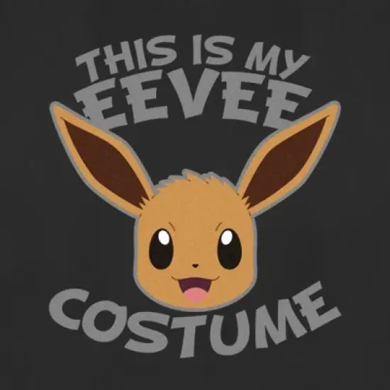 Women's Pokemon Halloween This is my Eevee Costume T-Shirt image {1}