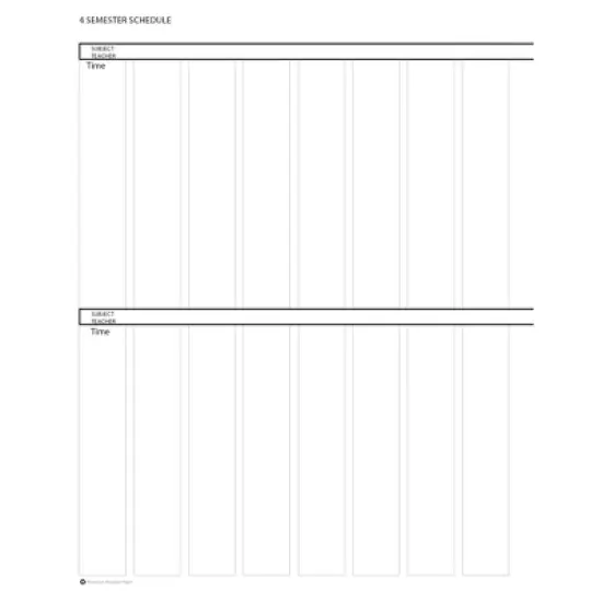 House of Doolittle Lesson Planner Book, 41 Weeks, Blue, Pack of 2 image {3}