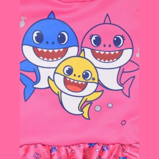 Pinkfong Daddy Shark Mommy Shark Baby Shark Girls Costume Short Sleeve Dress Toddler image {5}