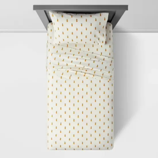 Pineapple Cotton Kids' Sheet Set - Pillowfort&trade; image {2}