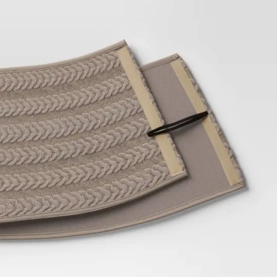 Christmas Roll Up Cable Knit Taupe - Wondershop&trade; image {3}