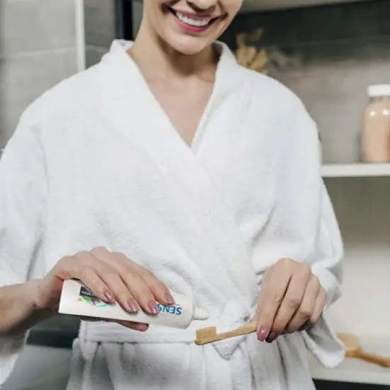 Sensodyne Natural White with Charcoal Sensitivity Toothpaste - 4oz/3ct image {2}