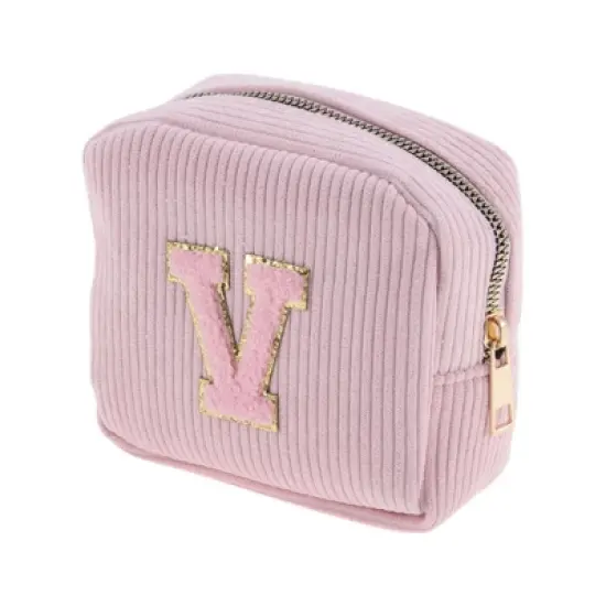 Unique Bargains Letter V Pattern Makeup Bag 1 Pc image {7}