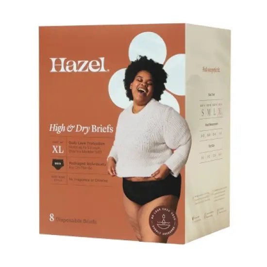 Hazel High & Dry Briefs Disposable Incontinence & Postpartum Underwear image {12}