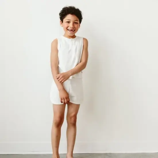 Goumikids Toddler Viscose + Organic Cotton Terry Tank Top image {4}