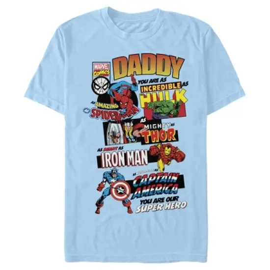 Men's Marvel Daddy You are Our Super Hero T-Shirt image {4}