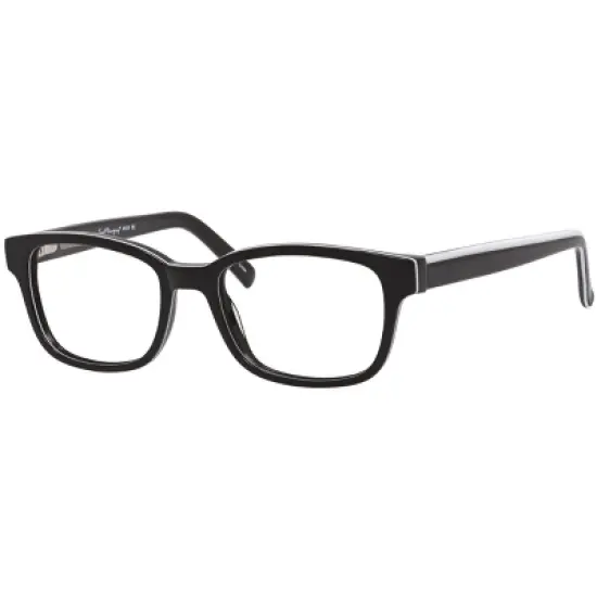 Ernest Hemingway H4689 49mm Unisex Acetate Rectangular Designer Eyeglasses OR Blue Light Filter OR Reading Glasses in Black Yellow image {2}