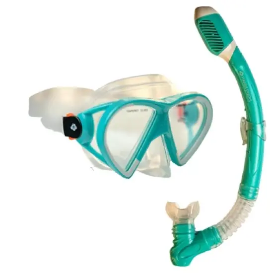 Hawaii Divers Adult Leilani Snorkel Combo &ndash; Turquoise image {1}
