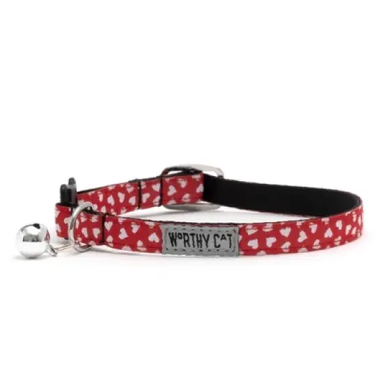 The Worthy Dog Be Mine Breakaway Adjustable Cat Collar image {3}