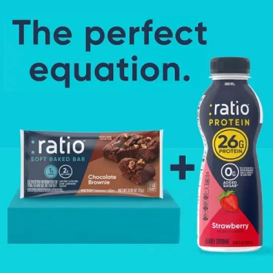 :ratio Protein Yogurt Beverage Strawberry - 26g Protein 10.8oz image {4}