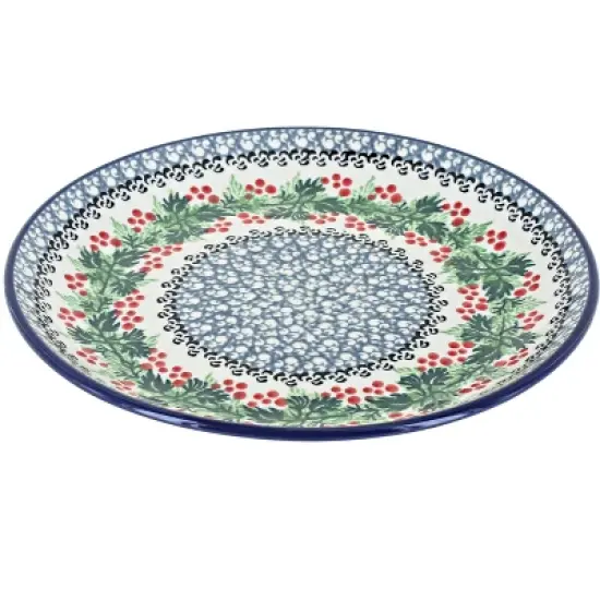 Blue Rose Polish Pottery Ceramika Artystyczna Dessert Plate image {19}