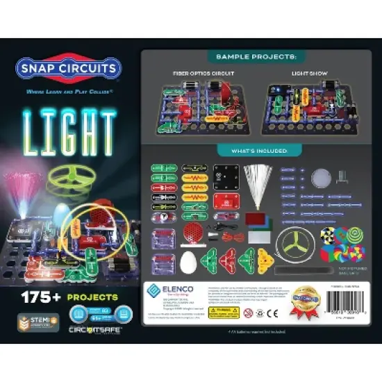 Snap Circuits Light Science Kits: Educational Focus on STEM & Fine Motor Skills with Model Base & LED Components image {3}