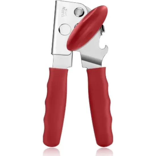 Manual Can Opener for Seniors, Heavy Duty with Comfort Grip & Magnet for Kitchen Camping image {7}